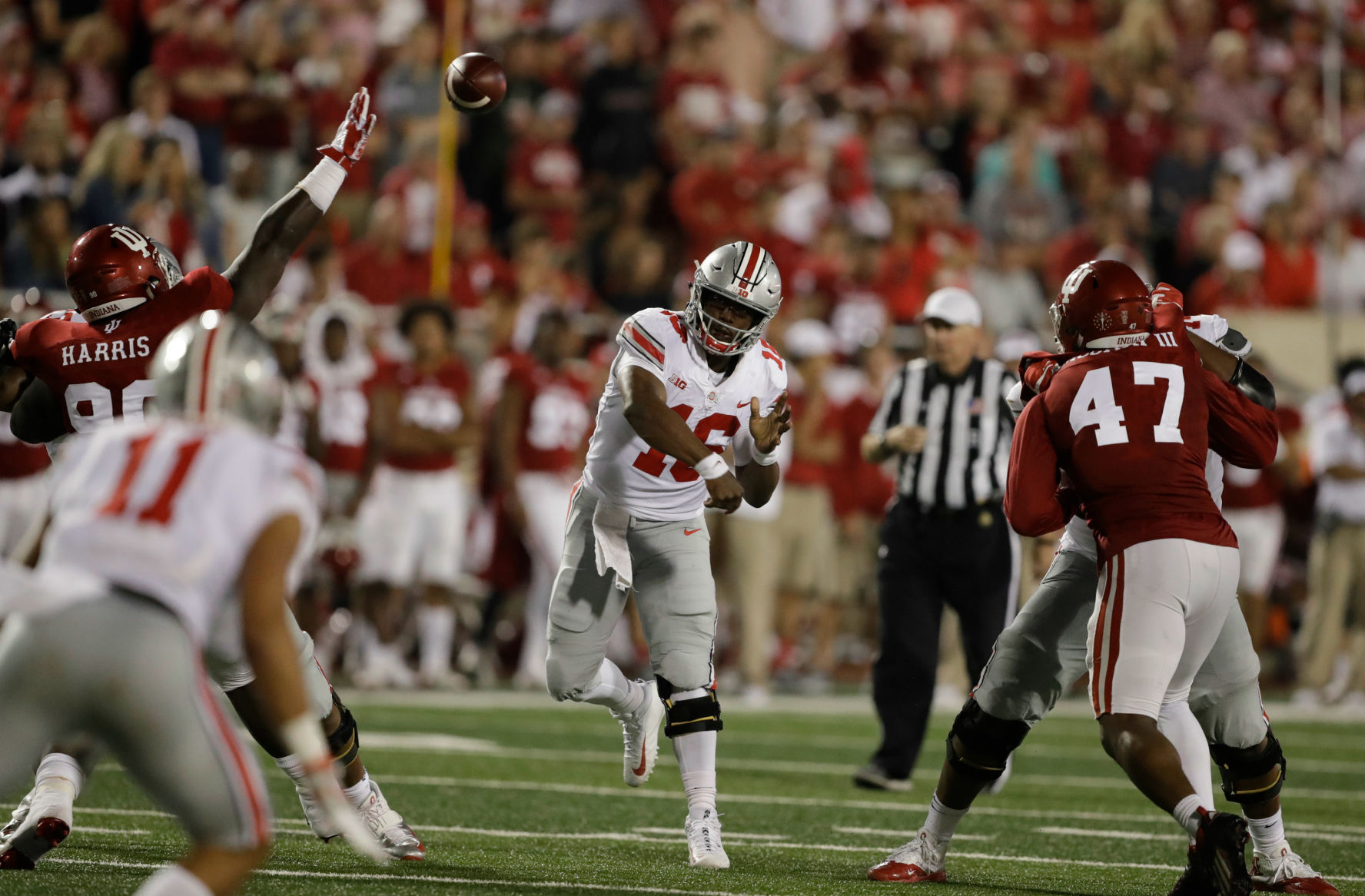 Aug. 31 - No. 2 Ohio State 49, Indiana 21